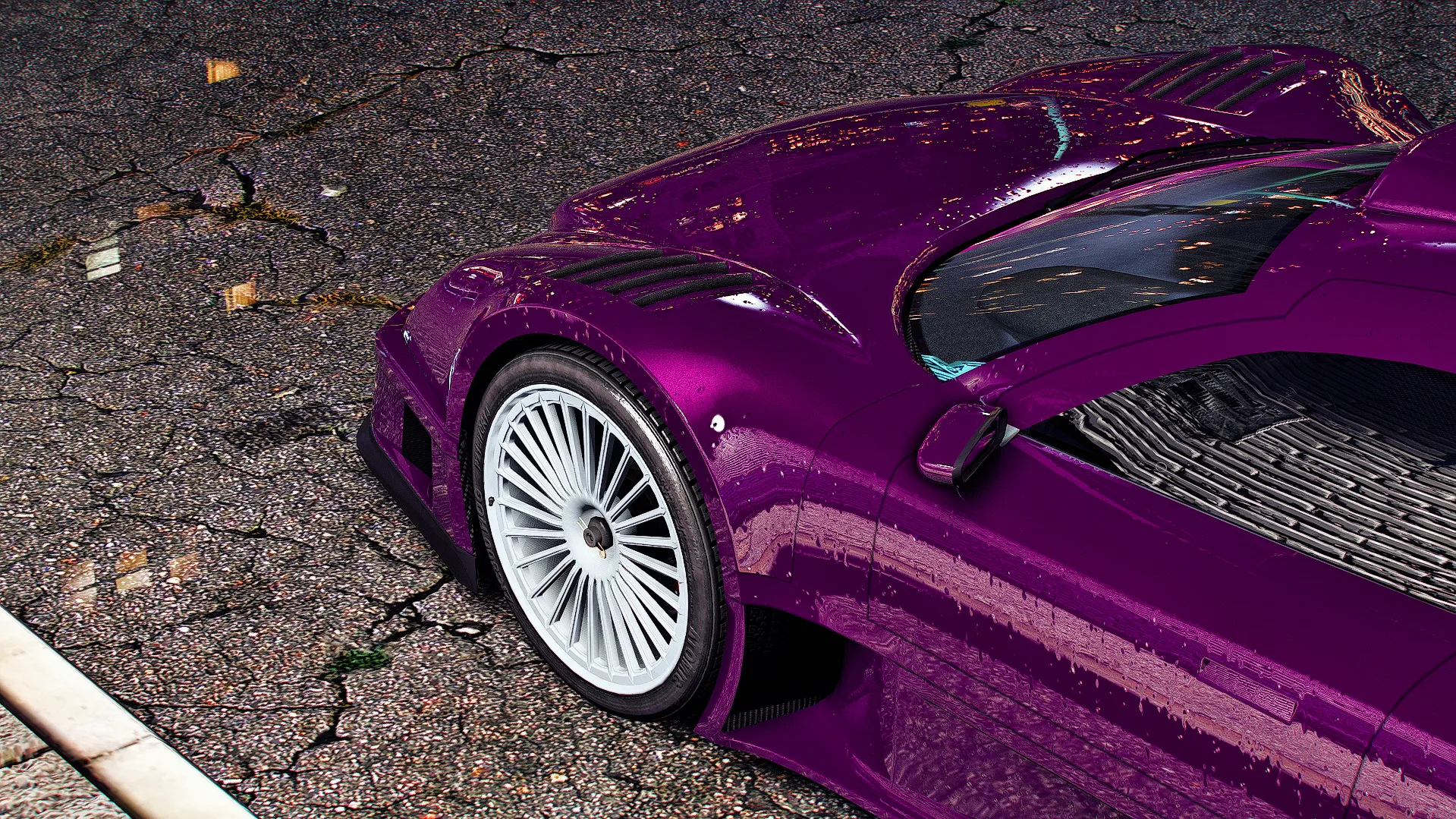 Nocturne, a Benefactor LRC GT build, close up 2