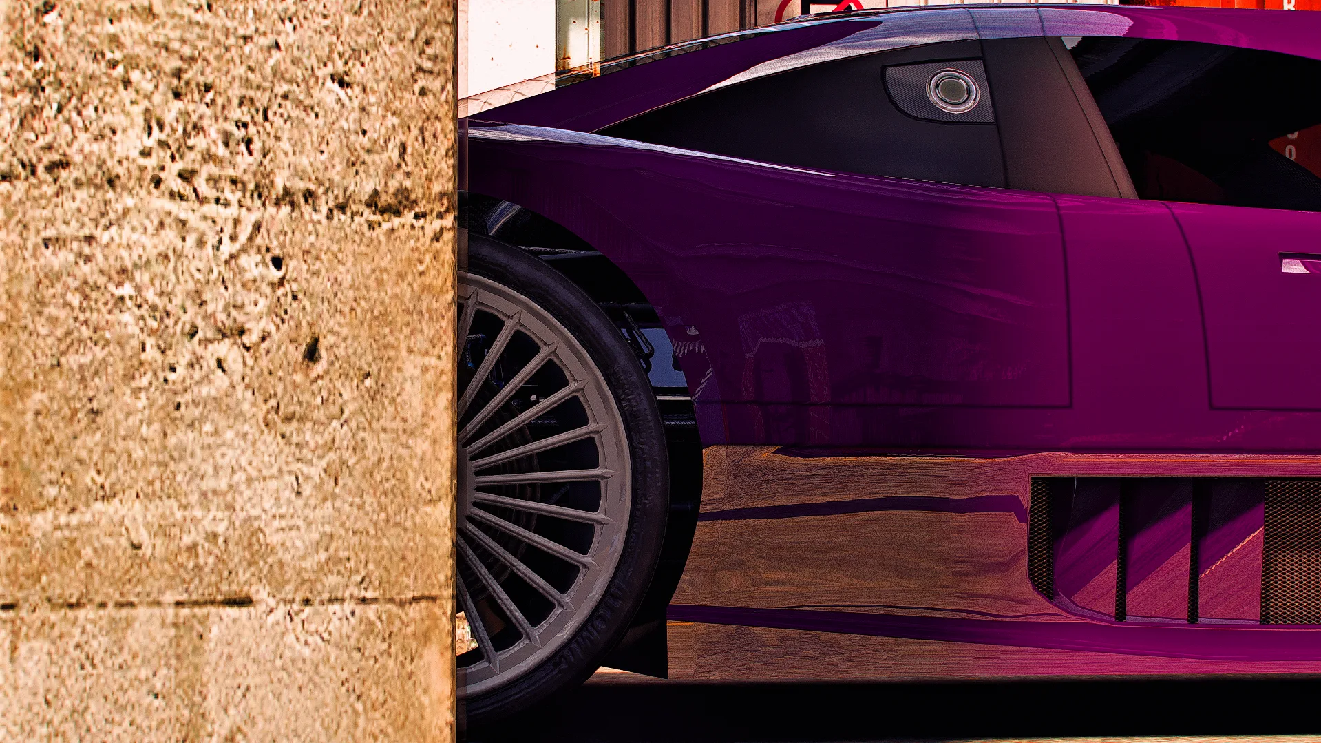 Nocturne, a Benefactor LRC GT build, close up 5